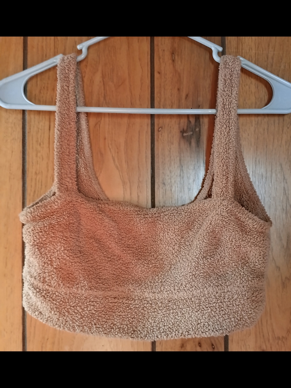 Cozy Fuzzy Tank Top - Tan